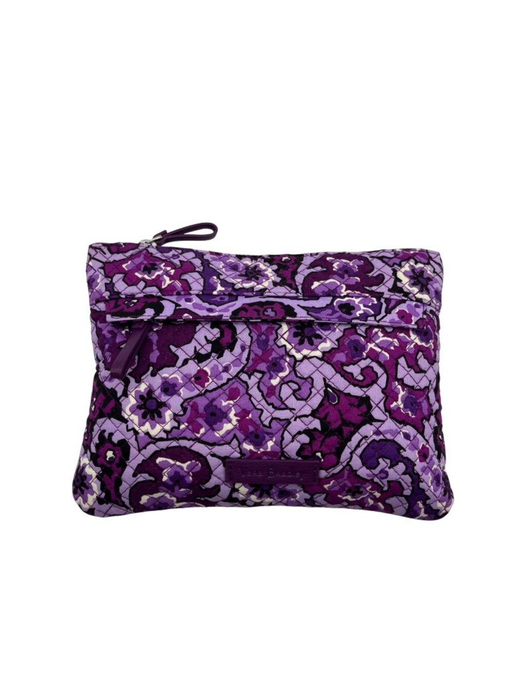 Vera Bradley Purple Quilted Fabric Clutch Bag